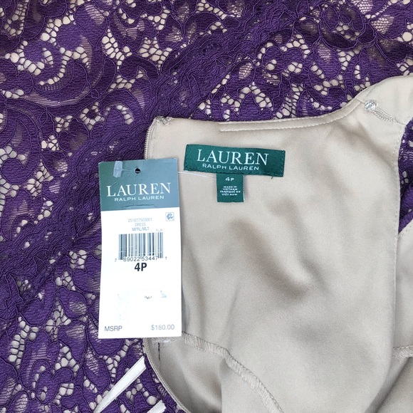 Ralph Lauren Lace Sheath Women’s Dress - 4 Petite - Picture 14 of 17